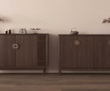 New Chinese Style Side Cabinet-ID:562762985
