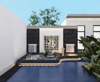 New Chinese Style Courtyard/landscape-ID:285200125