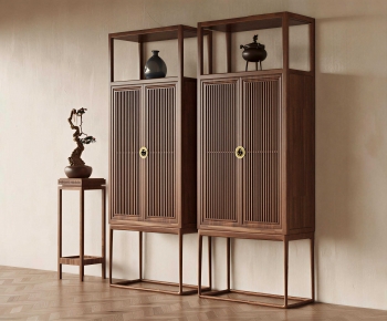New Chinese Style Side Cabinet-ID:938333038