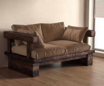 Wabi-sabi Style A Sofa For Two-ID:122449425