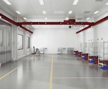 Modern Factory Floor/warehouse-ID:965404035