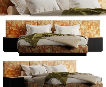 Modern Double Bed-ID:701082949