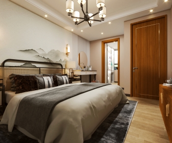 New Chinese Style Bedroom-ID:171302082