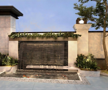 New Chinese Style Rockery Waterscape-ID:346153022