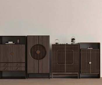 New Chinese Style Side Cabinet-ID:710653076