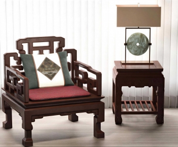New Chinese Style Single Sofa-ID:932300172