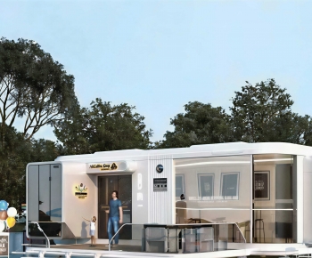 Modern Building Appearance-ID:312829976