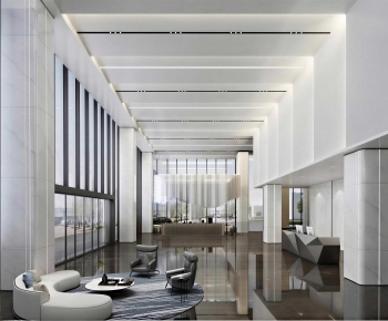 Modern Office Reception Desk-ID:828733921