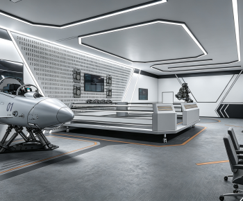 Modern Exhibition Hall-ID:454409182