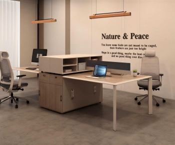 Modern Office Desk And Chair-ID:831188929