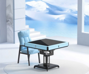 Modern Mahjong Tables And Chairs-ID:487834933