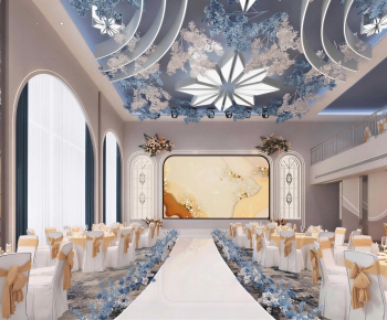Modern Banquet Hall-ID:695512069