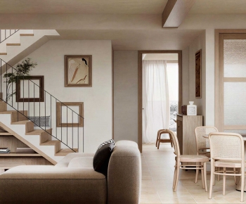 Wabi-sabi Style A Living Room-ID:925300159