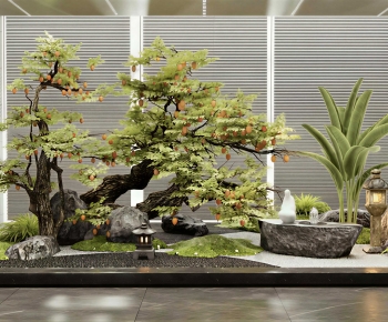 New Chinese Style Plant Landscaping-ID:806184055