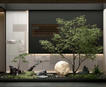 New Chinese Style Plant Landscaping-ID:335652113