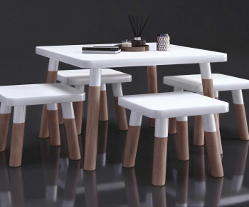 Nordic Style Dining Table And Chairs-ID:431647063