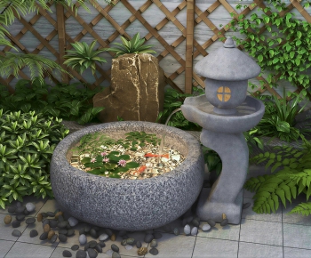 New Chinese Style Garden-ID:105369176