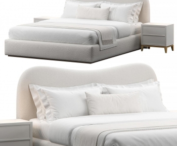 Modern Double Bed-ID:620554921
