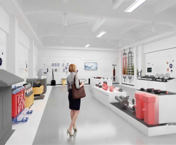 Industrial Style Exhibition Hall-ID:813711883