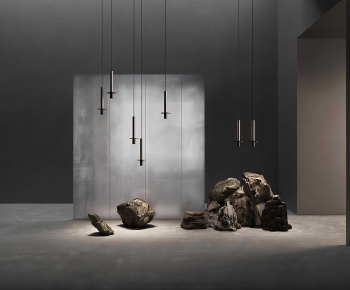Wabi-sabi Style Exhibition Hall-ID:679812916