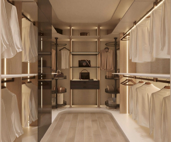 Modern Clothes Storage Area-ID:491193065