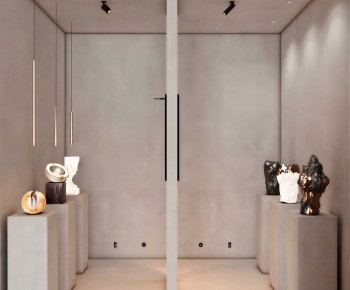 Wabi-sabi Style Exhibition Hall-ID:193779953