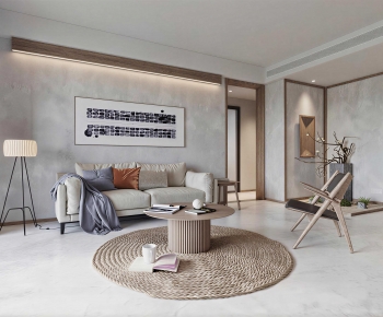 Wabi-sabi Style A Living Room-ID:771384001