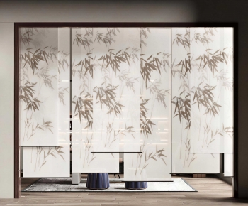New Chinese Style Door Curtain-ID:855259901
