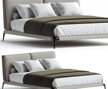 Modern Double Bed-ID:600770007