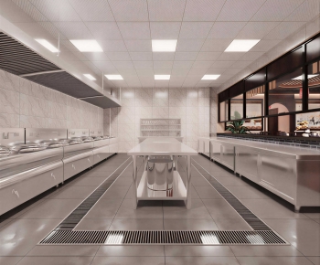 Modern Central Kitchen-ID:999701983