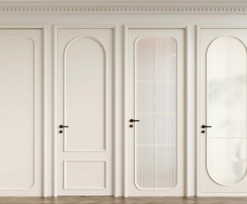 French Style Single Door-ID:127809049