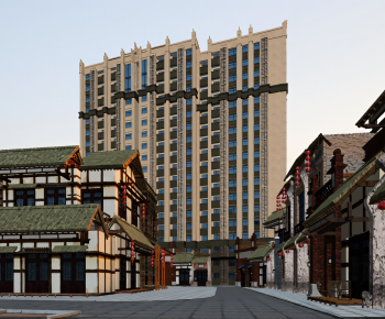 Chinese Style Commercial Street-ID:511185882