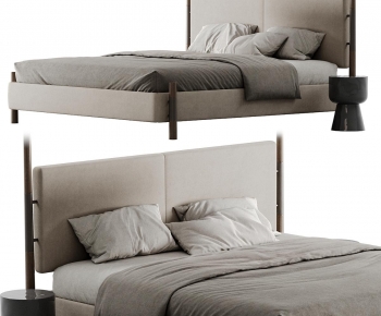 Modern Double Bed-ID:328655002