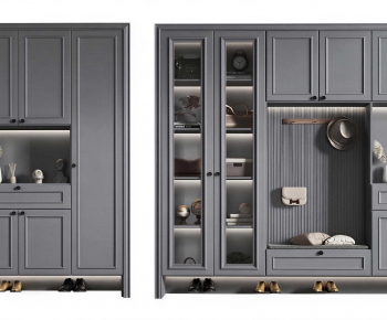 American Style Shoe Cabinet-ID:558021175