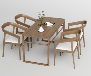 Modern Dining Table And Chairs-ID:777142051