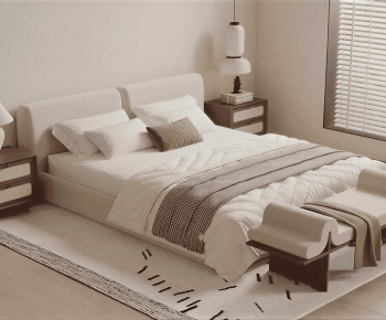 Modern Double Bed-ID:181714066