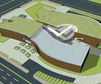 Modern Public Building-ID:795919902