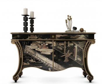 New Chinese Style Side Cabinet-ID:607073079