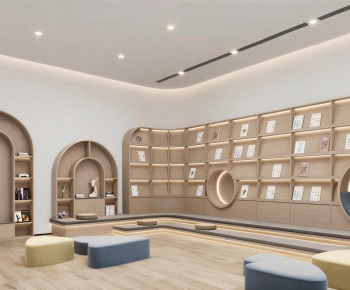 Modern Children's Reading Room-ID:564383038
