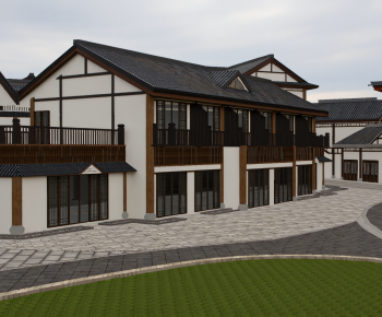 New Chinese Style Appearance Of Commercial Building-ID:930490973