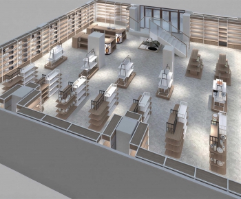 Modern Exhibition Hall-ID:351047042