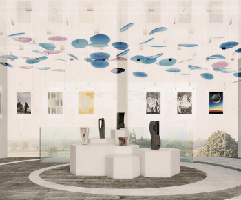 Modern Exhibition Hall-ID:799343111