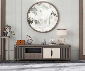 New Chinese Style TV Cabinet-ID:924650914