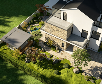 Japanese Style Courtyard/landscape-ID:308104996
