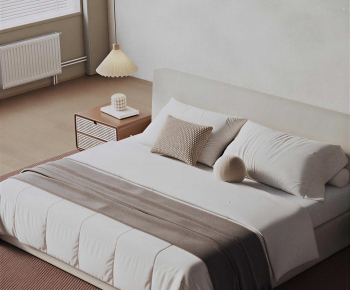 Modern Double Bed-ID:395649919