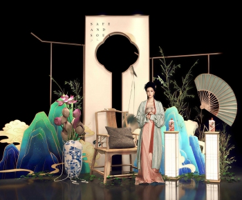 New Chinese Style Meichen-ID:968799115