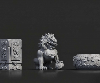 New Chinese Style Stone Carving-ID:792125949