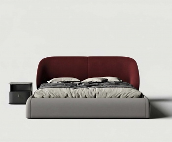Modern Double Bed-ID:164122105