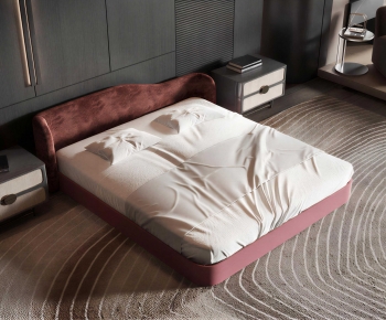Modern Double Bed-ID:315763954