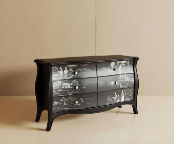 New Chinese Style Side Cabinet-ID:202496055
